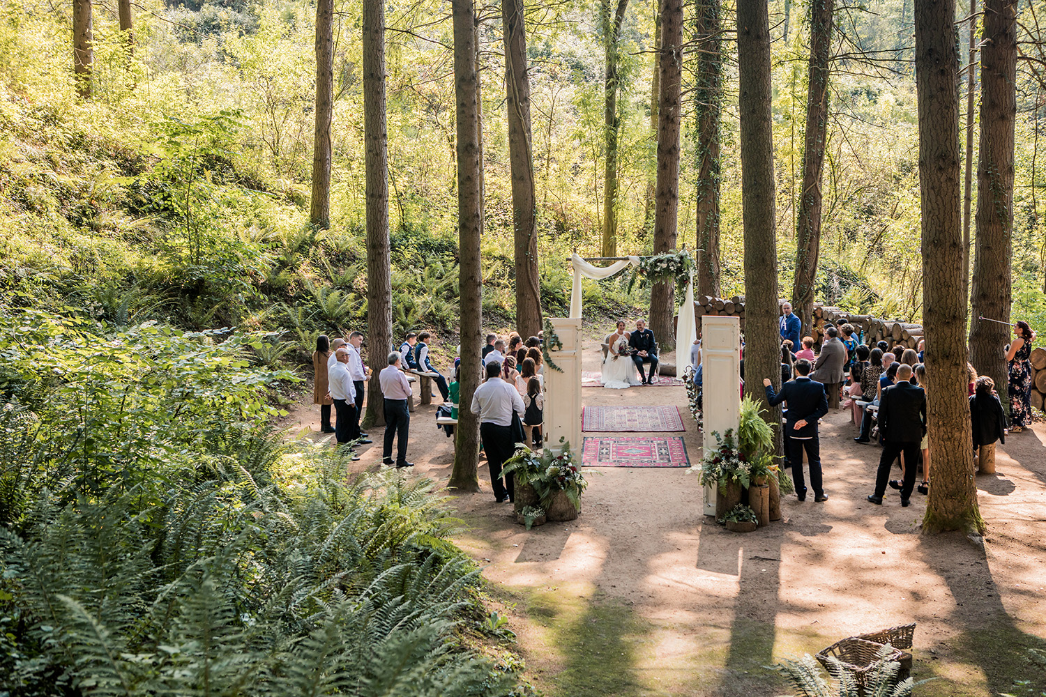 boda en el bosque